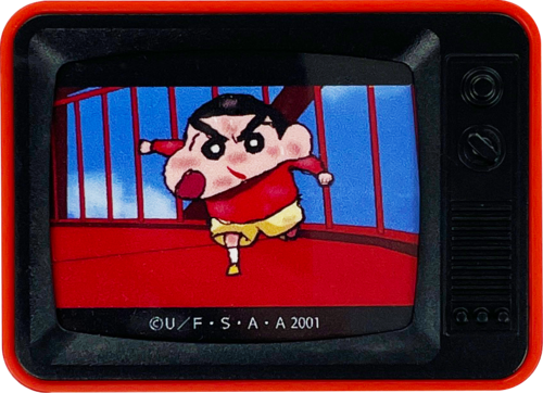 クレヨンしんちゃん TV型クリップバッジ 『嵐を呼ぶ モーレツ!オトナ